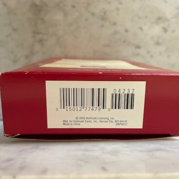 HALLMARK Holiday 2003 Memory Glad Tidings Ornament Decor IOB - Picture 12 of 16